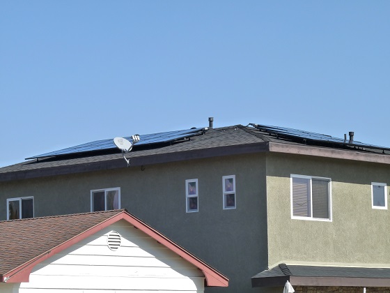 Close Up of Solar PV Panels